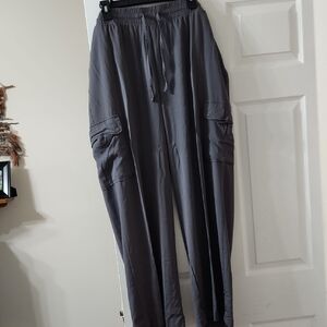 Torrid Charcoal Cargo Pants 3tall In Torrid Nwot